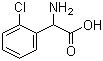 DL-邻氯苯甘氨酸分子结构 (CAS 141196-64-7)