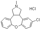 阿塞那平盐酸盐分子结构 (CAS 1412458-61-7)