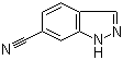 1H-吲唑-6-甲腈分子结构 (CAS 141290-59-7)