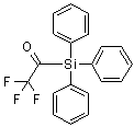 (三氟乙酰基)三苯基硅烷分子结构 (CAS 141334-25-0)