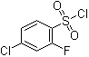 4-氯-2-氟苯磺酰氯分子结构 (CAS 141337-26-0)