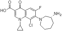 structure of CAS# 141388-76-3, Besifloxacin