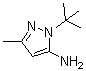 1-叔丁基-3-甲基-1H-吡唑-5-胺分子结构 (CAS 141459-53-2)