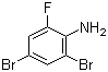 structure of CAS# 141474-37-5, 2,4-Dibromo-6-fluoroaniline