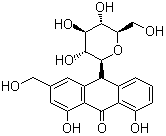 structure of CAS# 1415-73-2, Aloin