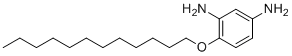 4-(十二烷氧基)苯-1,3-二胺分子结构 (CAS 141505-05-7)