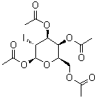 2-脱氧-2-碘-beta-D-吡喃半乳糖四乙酸酯分子结构 (CAS 141510-66-9)
