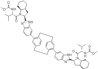 Odalasvir分子结构 (CAS 1415119-52-6)