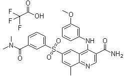 structure of CAS# 1415560-64-3, GSK256066 trifluoroacetate