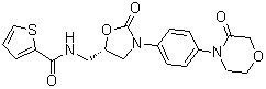 structure of CAS# 1415566-28-7, N-[[(5S)-2-氧代-3-[4-(3-氧代-4-吗啉基)苯基]-5-恶唑烷基]甲基]-2-噻吩甲酰胺