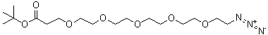 18-叠氮基-4,7,10,13,16-五氧杂十八烷酸叔丁酯分子结构 (CAS 1415800-41-7)