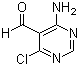 structure of CAS# 14160-93-1, 4-氨基-6-氯-5-嘧啶甲醛