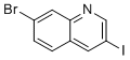 structure of CAS# 1416440-61-3, 7-溴-3-碘喹啉