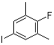1-碘-4-氟-3,5-二甲基苯分子结构 (CAS 1416549-07-9)