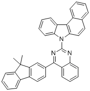 CAS # 1416566-76-1, 7-[4-(9,9-Dimethylfluoren-2-yl)quinazolin-2-yl]benzo[c]carbazole