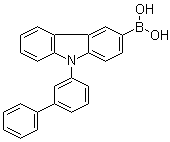 structure of CAS# 1416814-68-0, (9-[1,1'-联苯]-3-基-9H-咔唑-3-基)硼酸