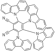 3,4,5,6-Tetra-9H-carbazol-9-yl-1,2-benzenedicarbonitrile molecular structure (CAS 1416881-51-0)
