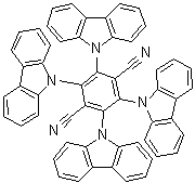 2,3,5,6-Tetra-9H-carbazol-9-yl-1,4-benzenedicarbonitrile molecular structure (CAS 1416881-53-2)