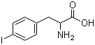 structure of CAS# 14173-41-2, 4-Iodo-DL-phenylalanine