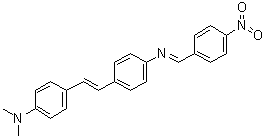 CAS # 1417524-68-5, N,N-Dimethyl-4-[(1E)-2-[4-[[(4-nitrophenyl)methylene]amino]phenyl]ethenyl]benzenamine