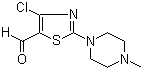 4-氯-2-(1-甲基-4-哌嗪基)-5-噻唑甲醛分子结构 (CAS 141764-88-7)