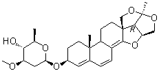 Stauntoside C分子结构 (CAS 1417887-91-2)