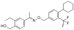 Siponimod Alcohol Impurity molecular structure (CAS 1418144-66-7)