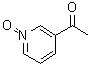 CAS # 14188-94-4, 3-Acetylpyridine N-oxide, 1-(1-Oxido-3-pyridinyl)ethanone, 1-(1-Oxidopyridin-1-ium-3-yl)ethanone, 1-(1-Oxopyridin-3-yl)ethanone, 3-Acetylpyridine 1-oxide