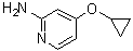 4-(环丙基氧基)-2-吡啶胺分子结构 (CAS 1419223-87-2)