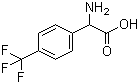 CAS # 142012-65-5, 4-(Trifluoromethyl)-DL-phenylglycine, Amino-(4-trifluoromethylphenyl)acetic acid
