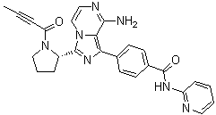 structure of CAS# 1420477-60-6, 阿卡替尼