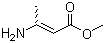 3-氨基巴豆酸甲酯分子结构 (CAS 14205-39-1)