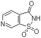 异噻唑并[5,4-c]吡啶-3(2H)-酮 1,1-二氧化物分子结构 (CAS 142141-07-9)