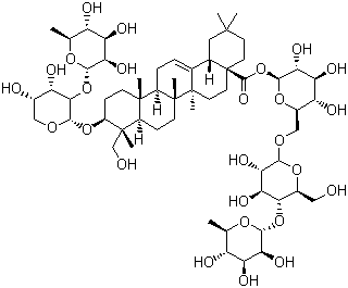 常春藤苷 C分子结构 (CAS 14216-03-6)