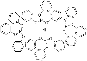 structure of CAS# 14221-00-2, 四(亚磷酸三苯酯)镍