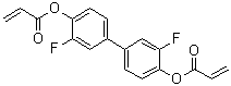 (3,3'-二氟联苯-4,4'-二基)二(2-丙烯酸酯)分子结构 (CAS 1422344-83-9)