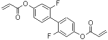 (2,2'-二氟联苯-4,4'-二基)二(2-丙烯酸酯)分子结构 (CAS 1422344-84-0)