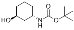 N-[(1S,3S)-3-羟基环己基]-氨基甲酸1,1-二甲基乙基酯分子结构 (CAS 1422443-57-9)