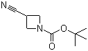 1-Boc-3-氰基氮杂环丁烷分子结构 (CAS 142253-54-1)