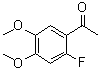 structure of CAS# 142265-69-8, 1-(2-氟-4,5-二甲氧基苯基)乙酮