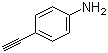 structure of CAS# 14235-81-5, 4-Ethynylaniline