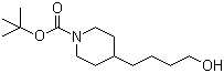 4-(4-羟基丁基)哌啶-1-甲酸叔丁酯分子结构 (CAS 142355-83-7)