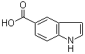 1H-吲哚-5-羧酸分子结构 (CAS 142396-03-0)