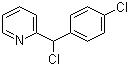 2-[氯(4-氯苯基)甲基]吡啶分子结构 (CAS 142404-69-1)