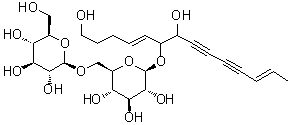 Lobetyolinin分子结构 (CAS 142451-48-7)