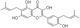 粗毛甘草素 A分子结构 (CAS 142474-52-0)
