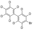 2,2′,3,3′,4,5,5′,6,6′-九氘代4′-溴-1,1′-联苯分子结构 (CAS 142475-00-1)