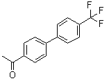 structure of CAS# 142557-76-4, 4-乙酰基-4'-三氟甲基联苯