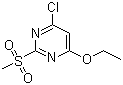 4-氯-6-乙氧基-2-(甲磺酰基)嘧啶分子结构 (CAS 142596-33-6)