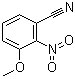 3-甲氧基-2-硝基苯甲腈分子结构 (CAS 142596-50-7)